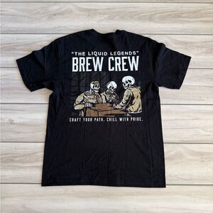 LGND Supply Co Brew Crew T-Shirt Black Large NWT